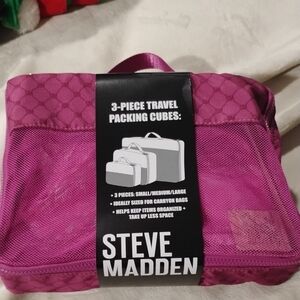 Steve Madden Purple Travel Packing Cubes